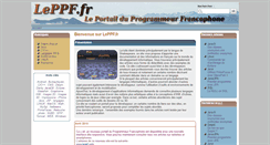 Desktop Screenshot of leppf.fr